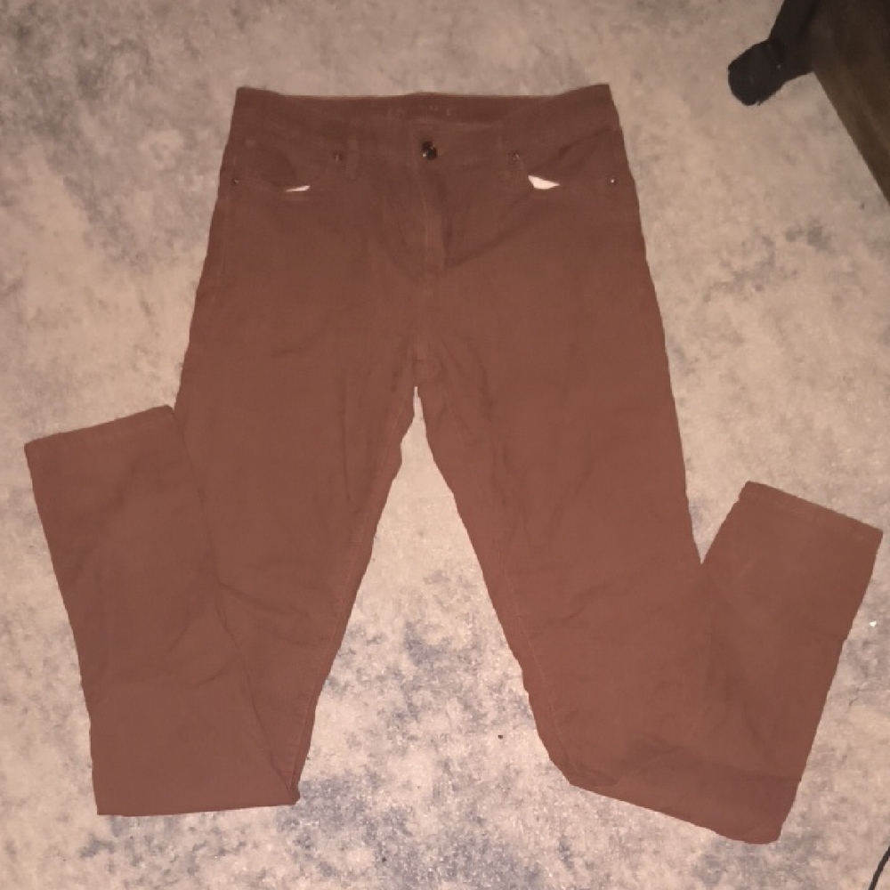 Lacoste | Women's Corduroy Chocolate Straight Leg Pants